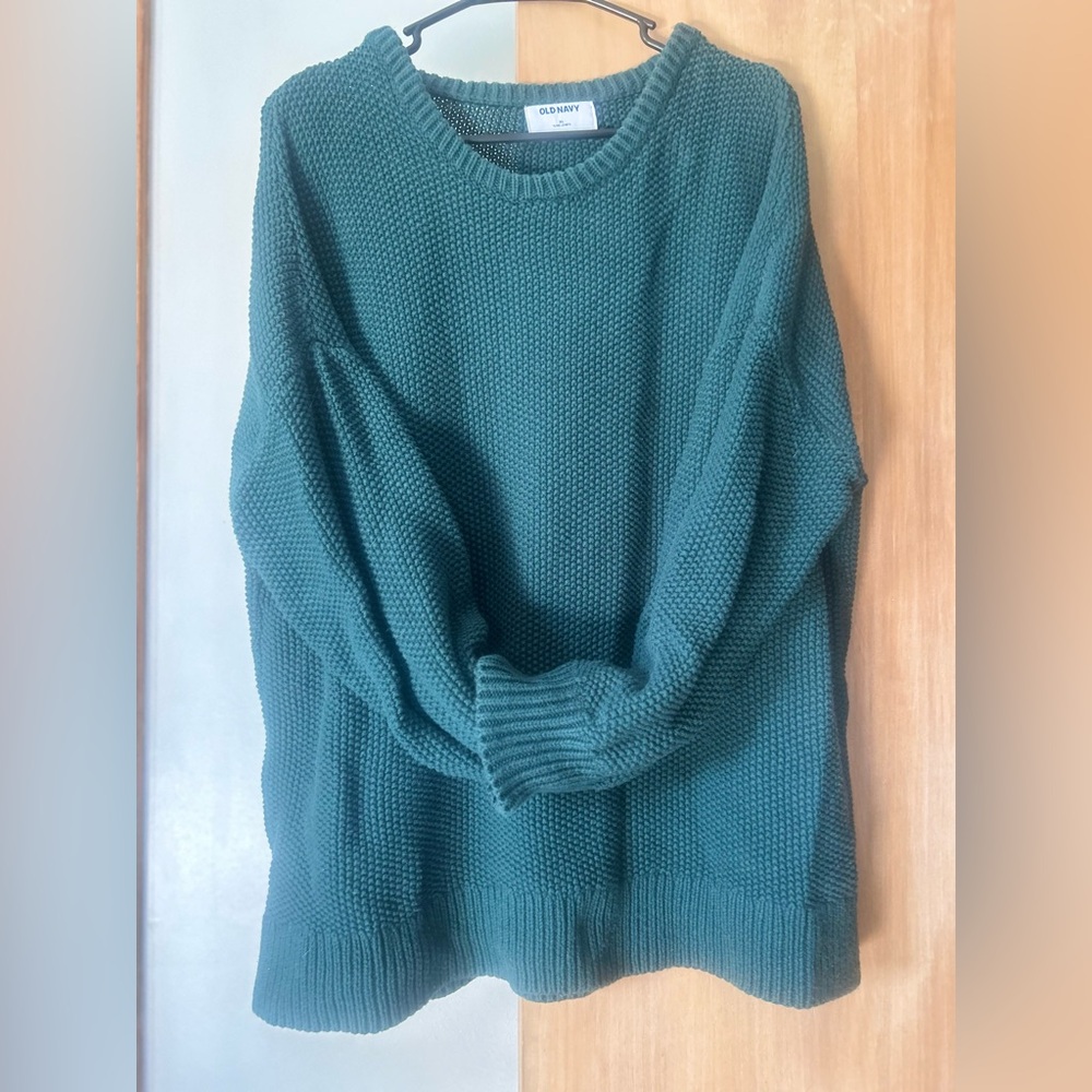 Old Navy Teal Crew Neck Sweater